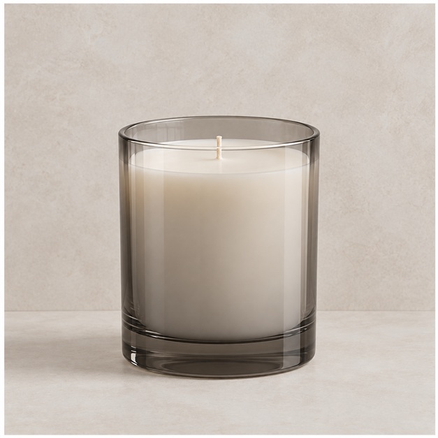 Candle in Grey Glass by TOG & TOG