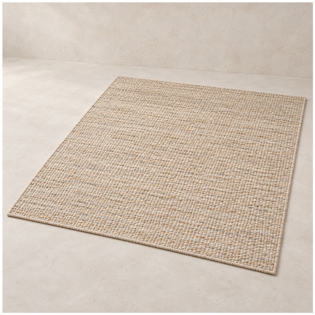 Χαλί επίπεδης ύφανσης σε χρώμα άμμου από YHI FLOORING