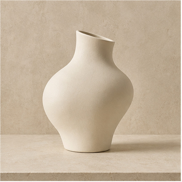 Sculptural Ceramic Vase by TOG & TOG