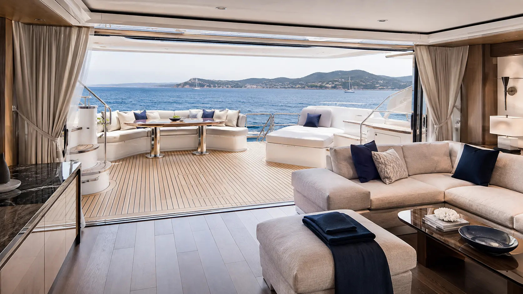 Superyacht refit with precision teak deck